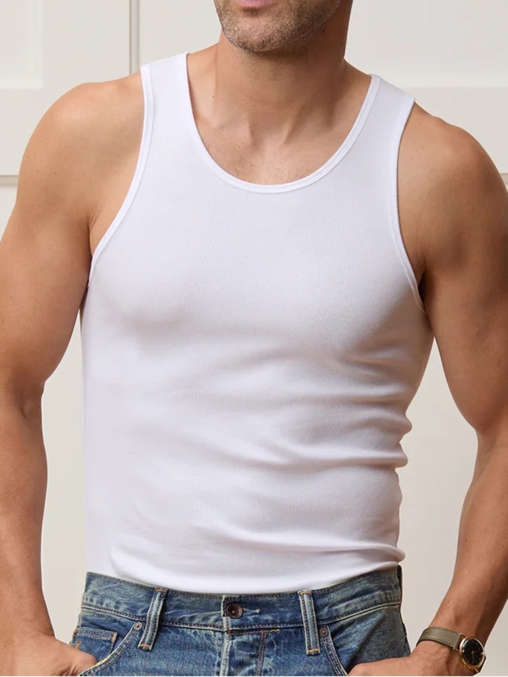 NWT Todd Snyder Men’s Slim Ribbed Tank Top